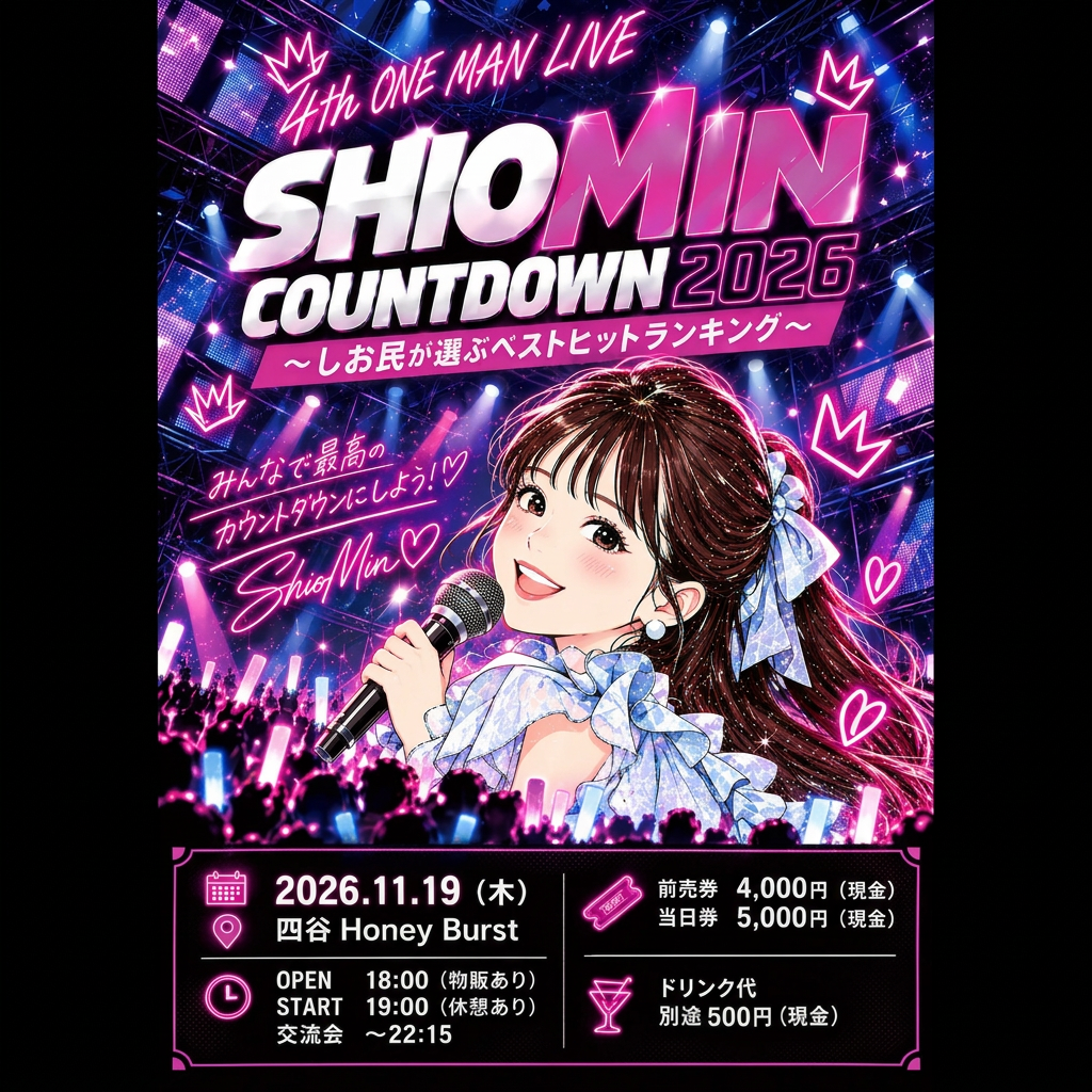しおみん４th ワンマンライブ Request Countdown